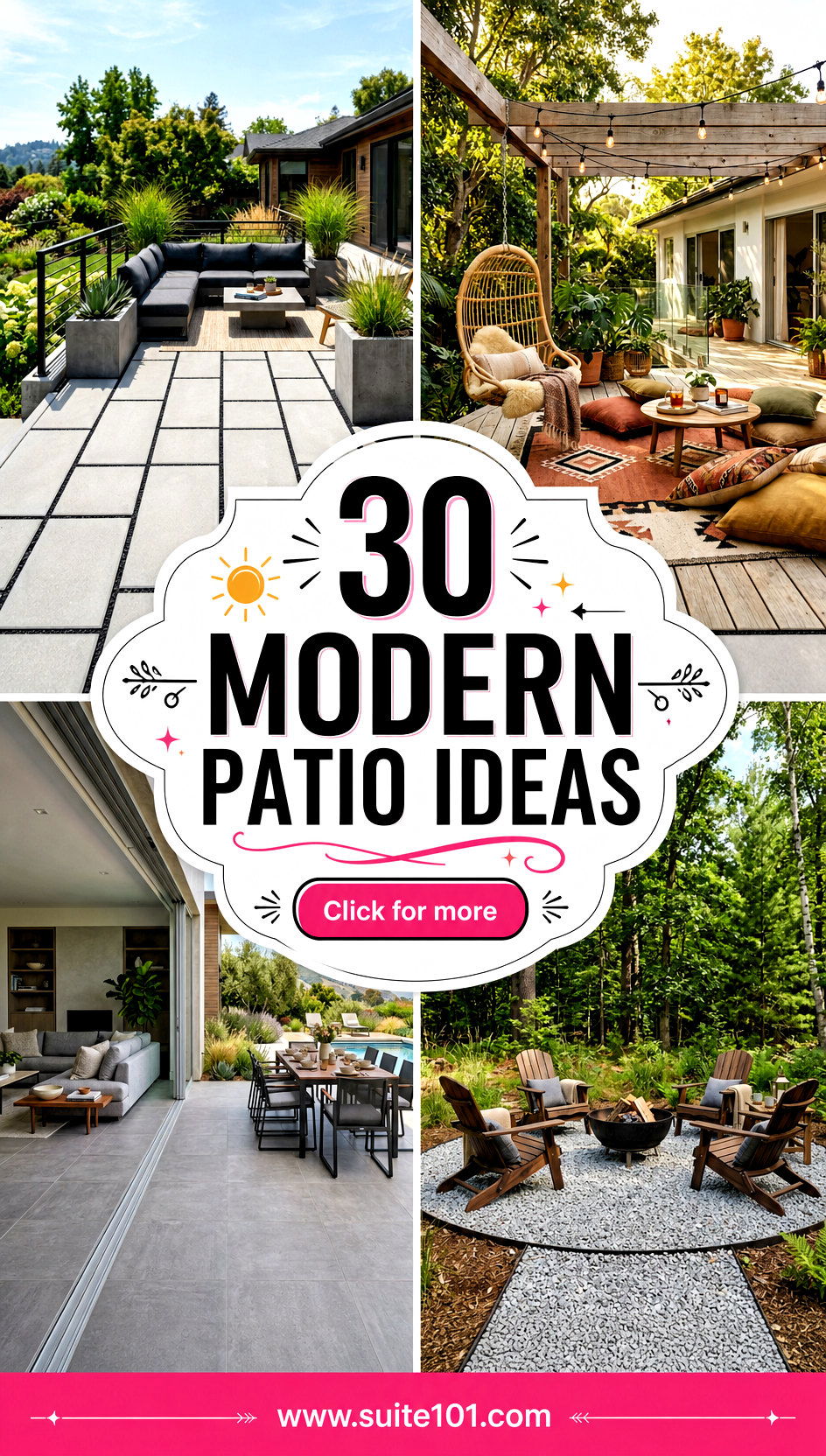 30 Modern Patio Ideas for Stylish Outdoor Living Spaces - 30 Modern Patio Ideas for Stylish Outdoor Living Spaces
