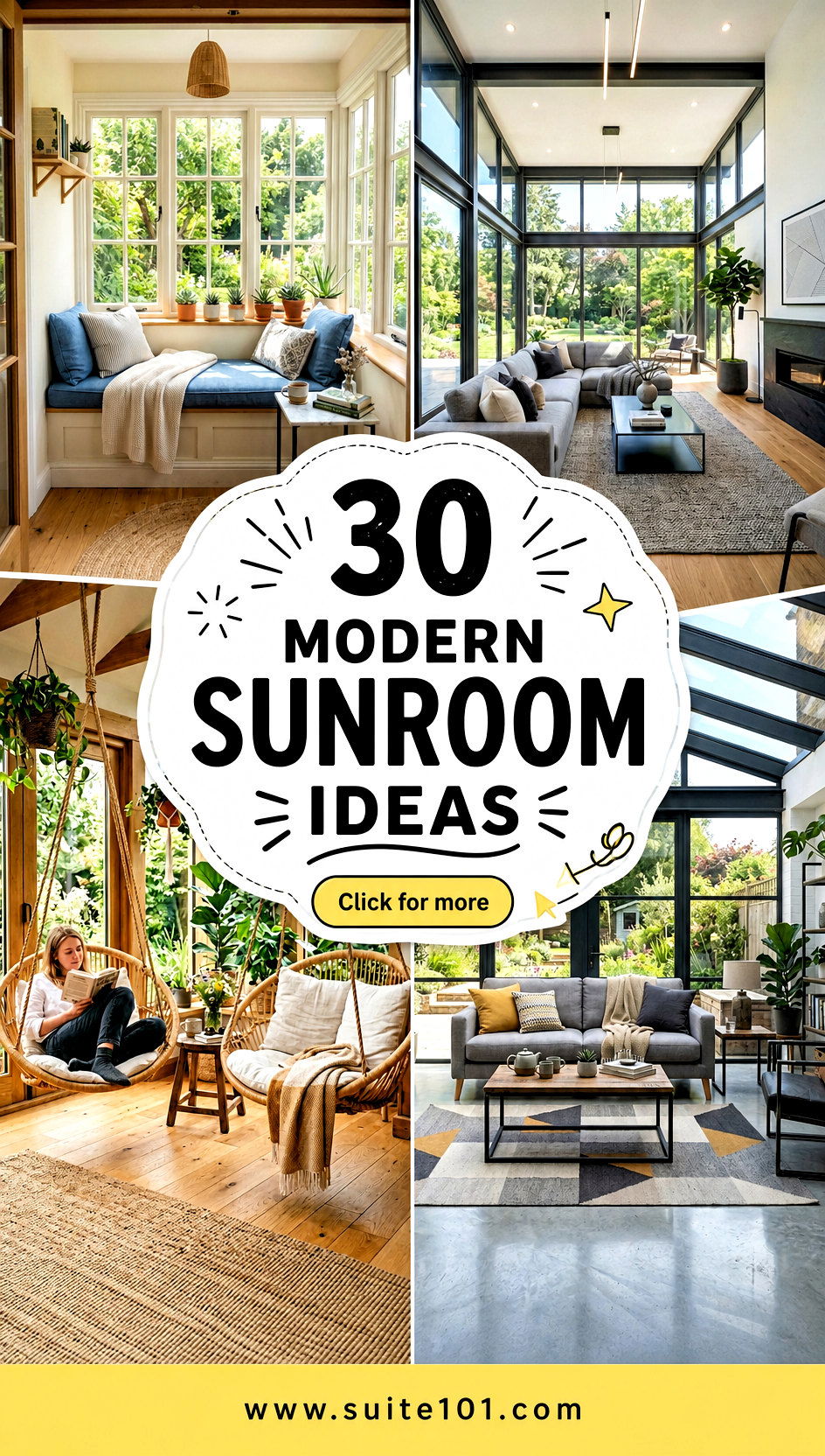 30 Modern Sunroom Ideas for Bright Relaxing Indoor-Outdoor Living - 30 Modern Sunroom Ideas for Bright Relaxing Indoor-Outdoor Living