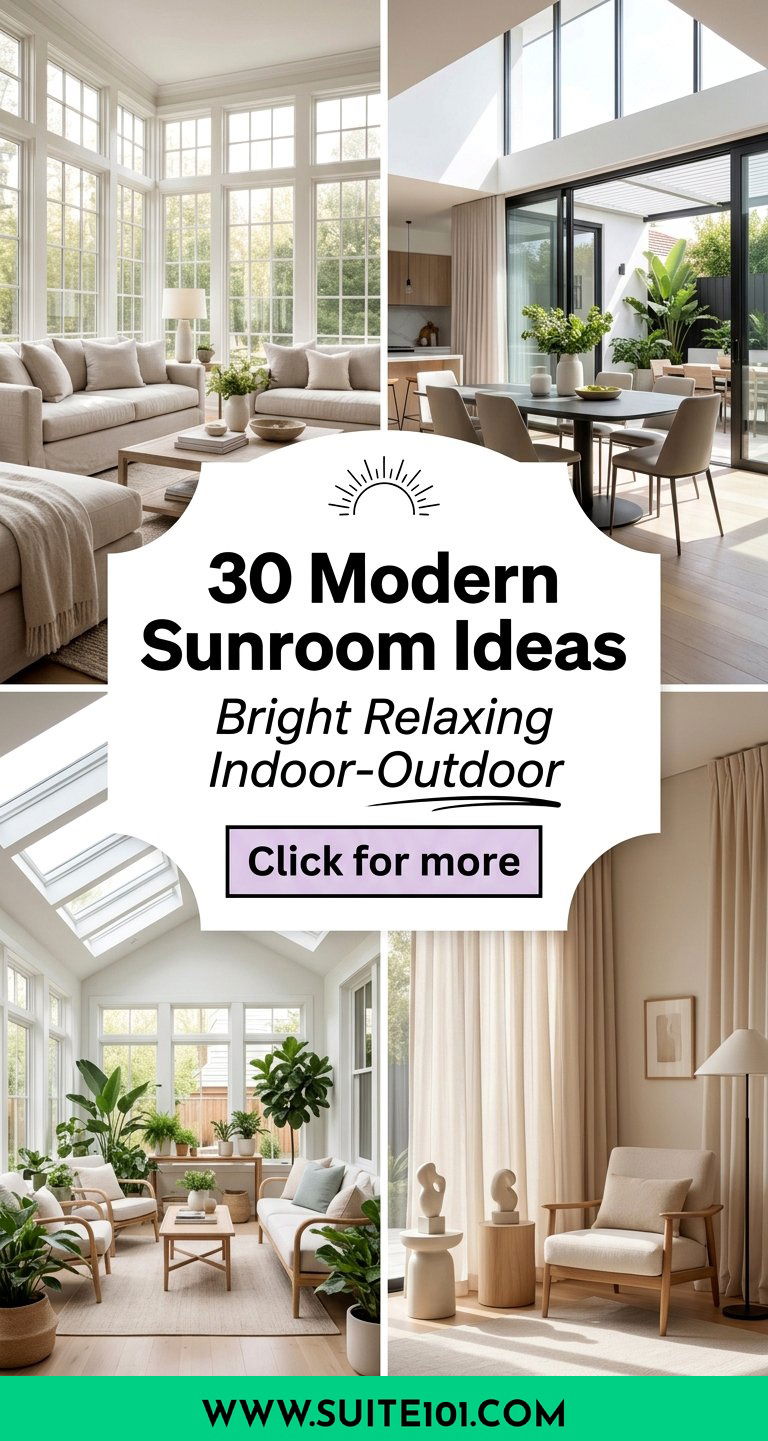 30 Modern Sunroom Ideas for Bright Relaxing Indoor-Outdoor Living - 30 Modern Sunroom Ideas for Bright Relaxing Indoor-Outdoor Living