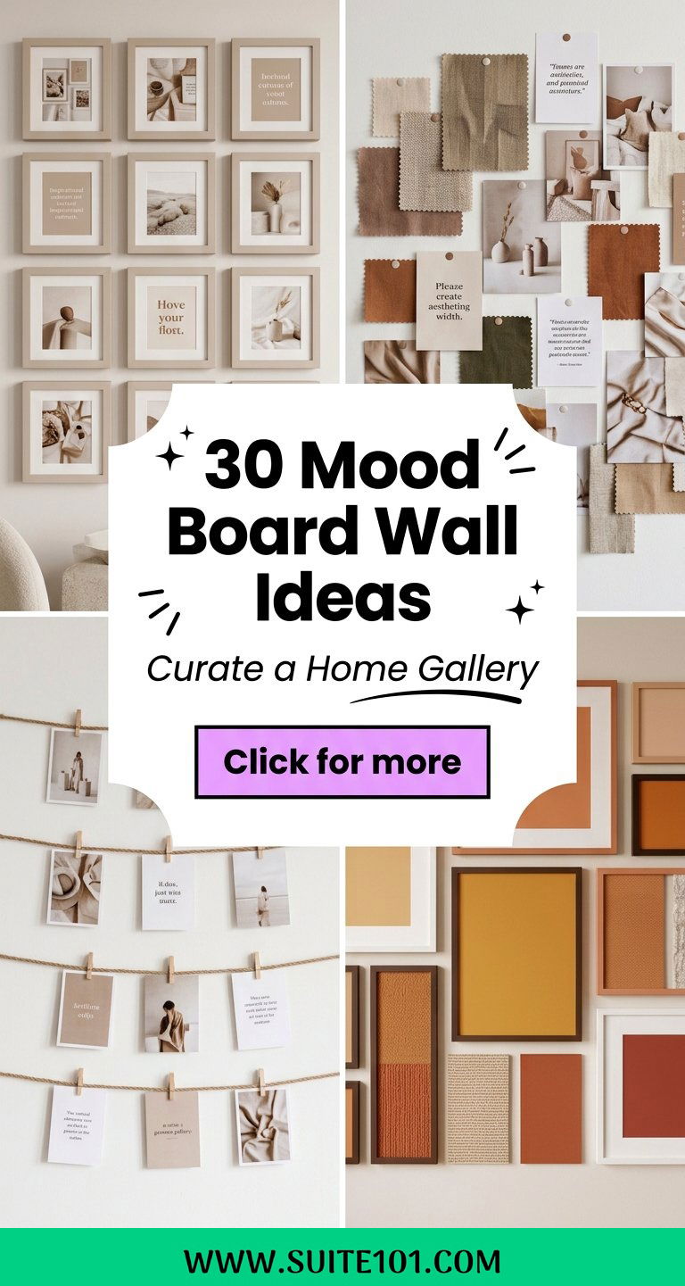 30 Mood Board Wall Ideas to Curate a Home Gallery That Inspires - 30 Mood Board Wall Ideas to Curate a Home Gallery That Inspires