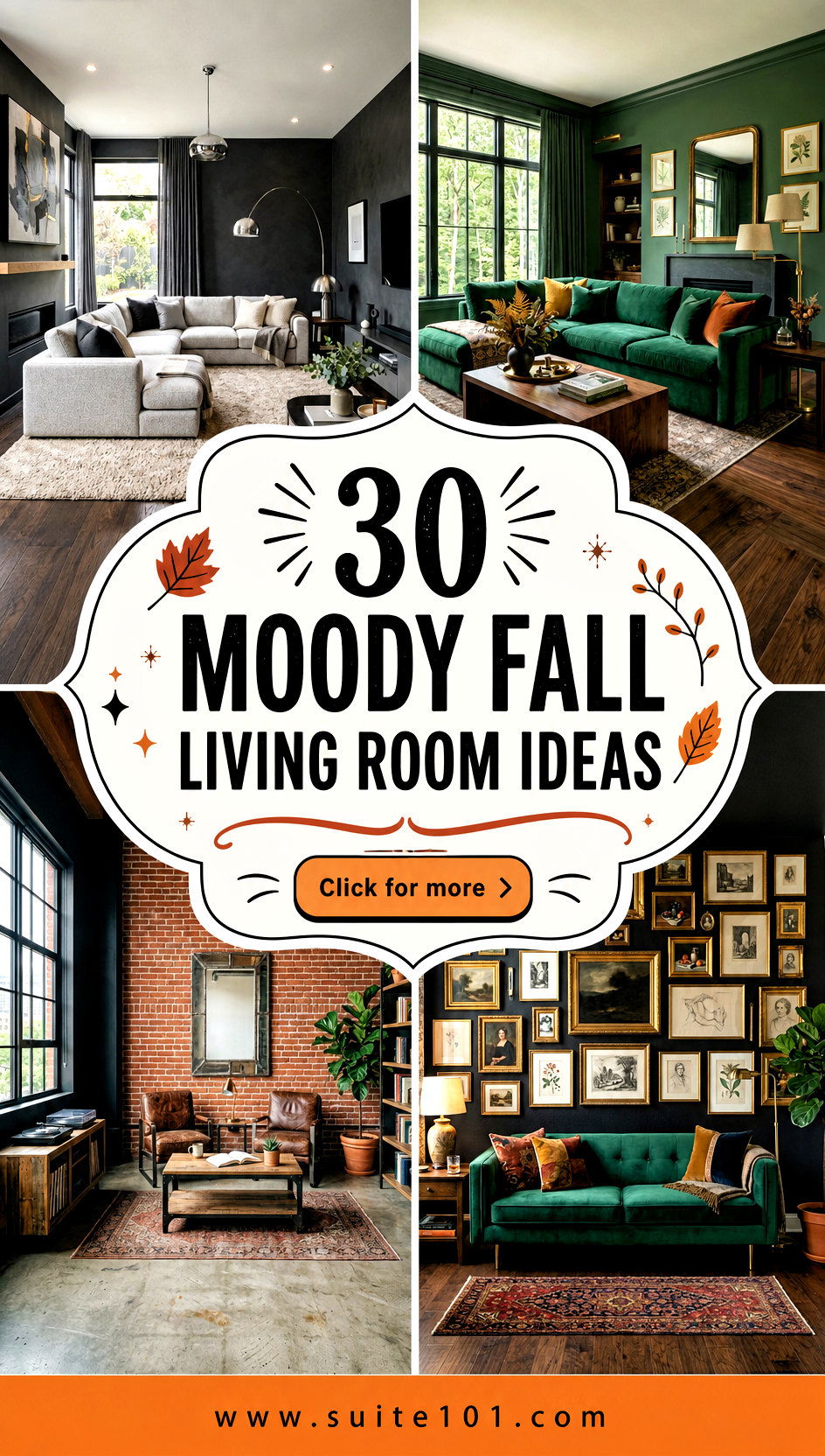 30 Moody Fall Living Room Ideas With Cozy Layers and Color - 30 Moody Fall Living Room Ideas With Cozy Layers and Color