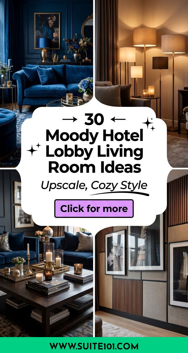 30 Moody Hotel Lobby Living Room Ideas for Upscale Cozy Style - 30 Moody Hotel Lobby Living Room Ideas for Upscale, Cozy Style