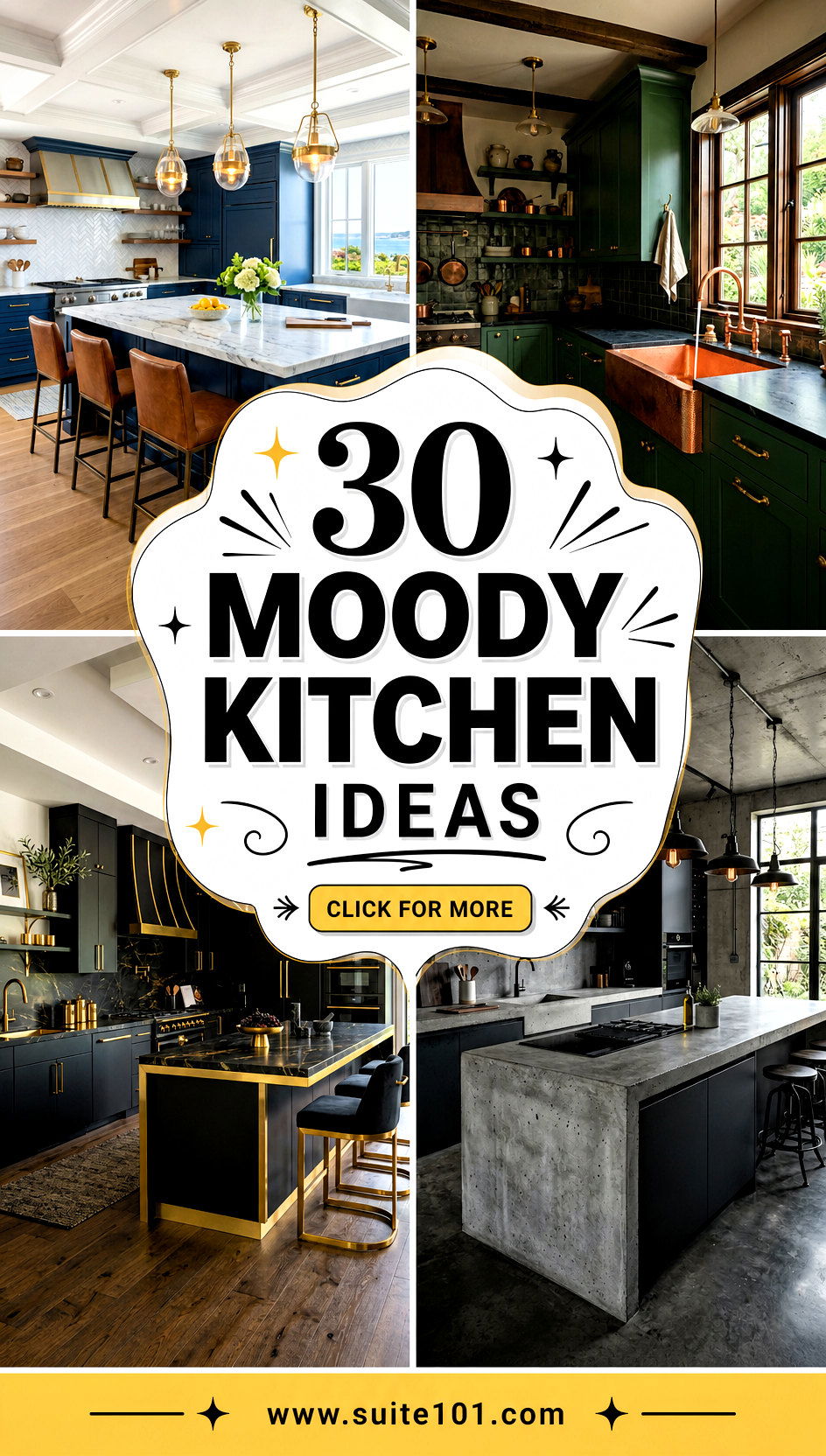 30 Moody Kitchen Ideas for Bold Color and Moody Lighting Magic - 30 Moody Kitchen Ideas for Bold Color and Moody Lighting Magic
