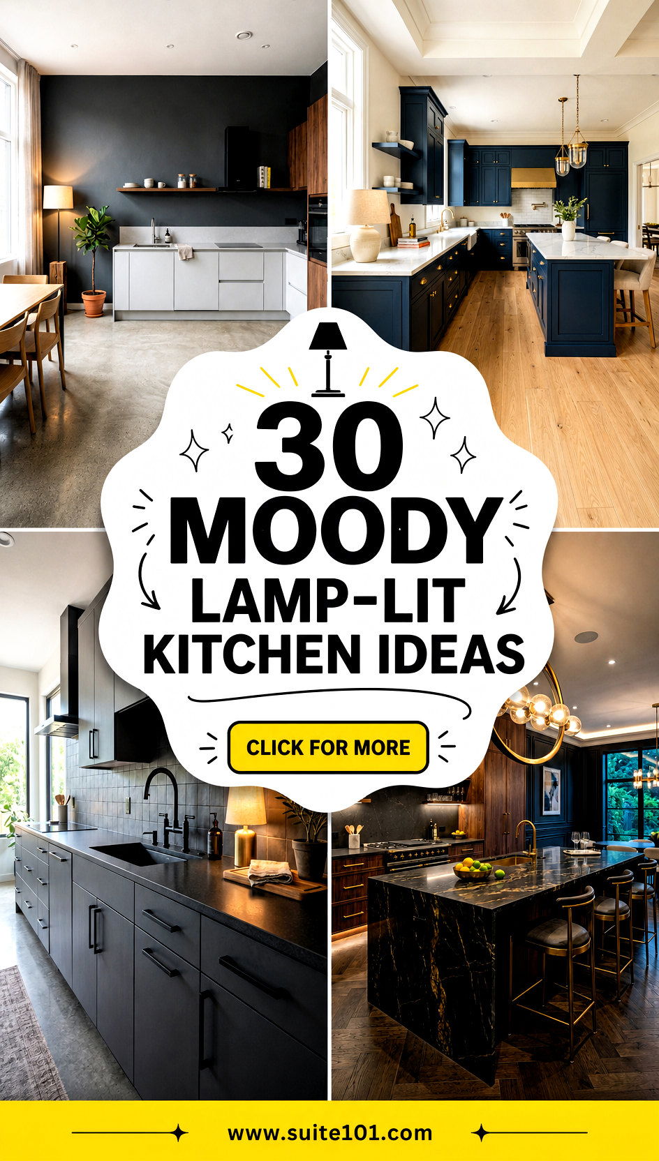 30 Moody Lamp-Lit Kitchen Ideas for Warm Cozy Evenings - 30 Moody Lamp-Lit Kitchen Ideas for Warm, Cozy Evenings