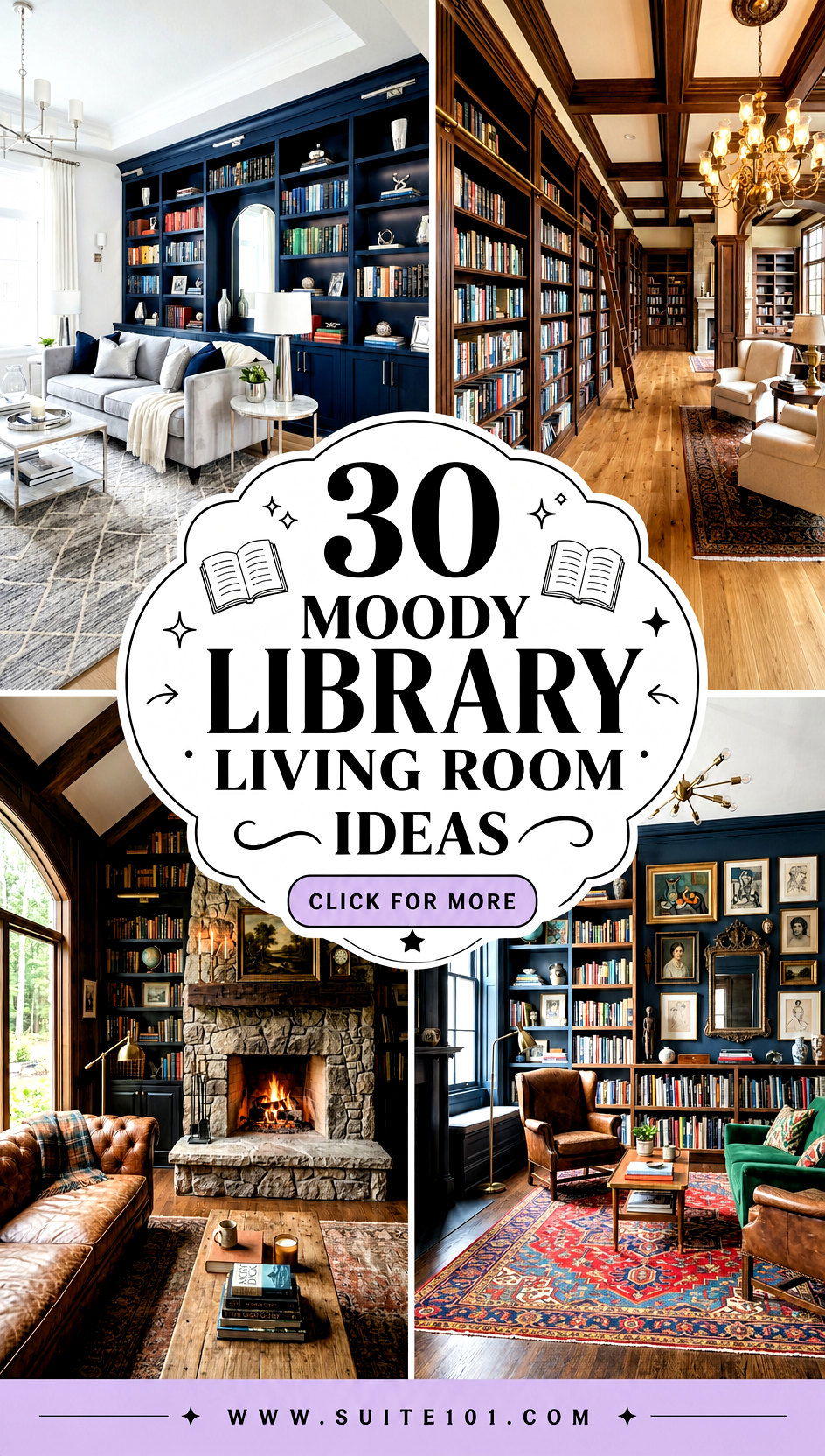 30 Moody Library Living Room Ideas for Cozy Nights and Chic Charm - 30 Moody Library Living Room Ideas for Cozy Nights and Chic Charm
