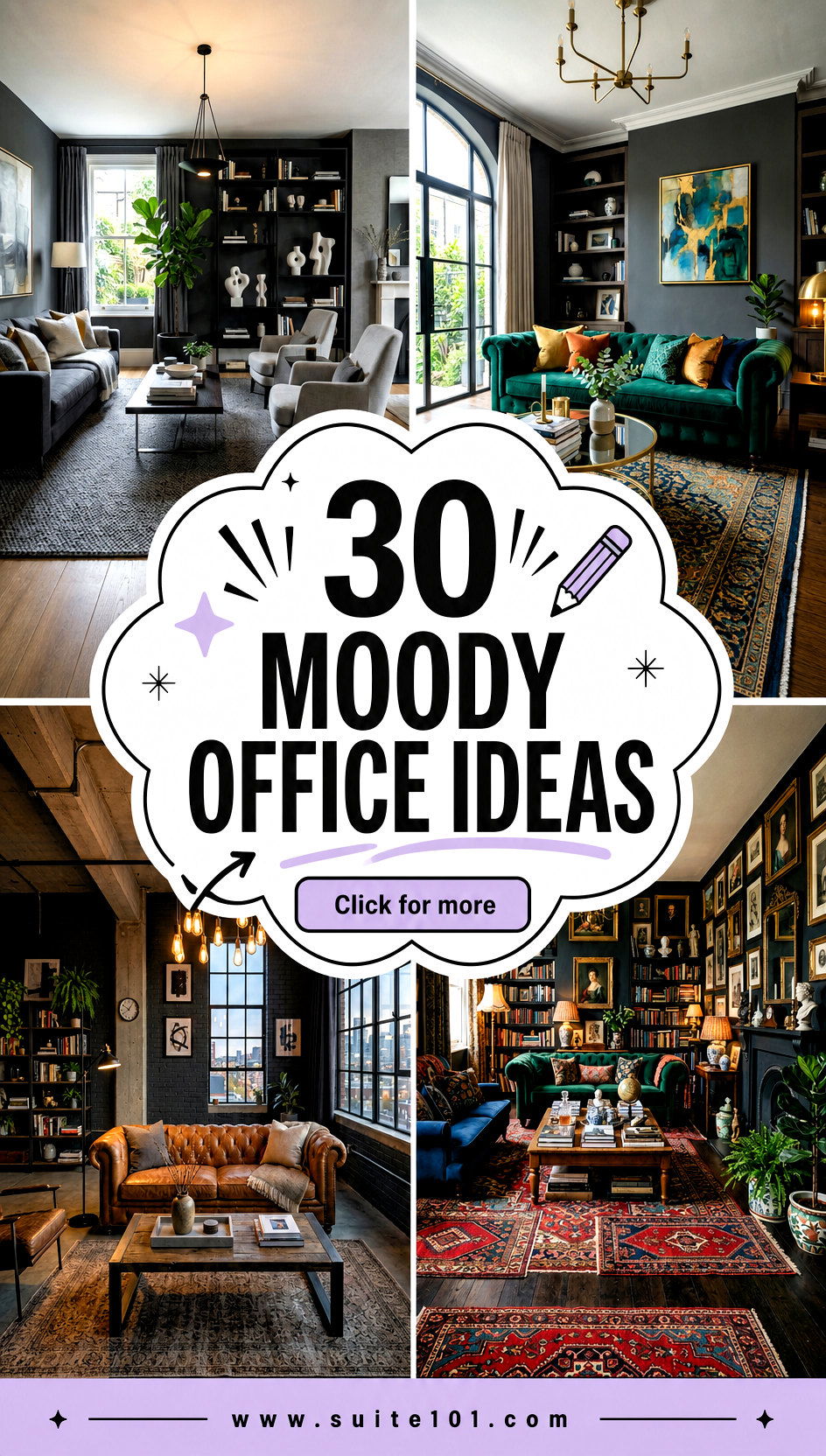 30 Moody Office Ideas for Focused Days and After-Hours Style - 30 Moody Office Ideas for Focused Days and After-Hours Style