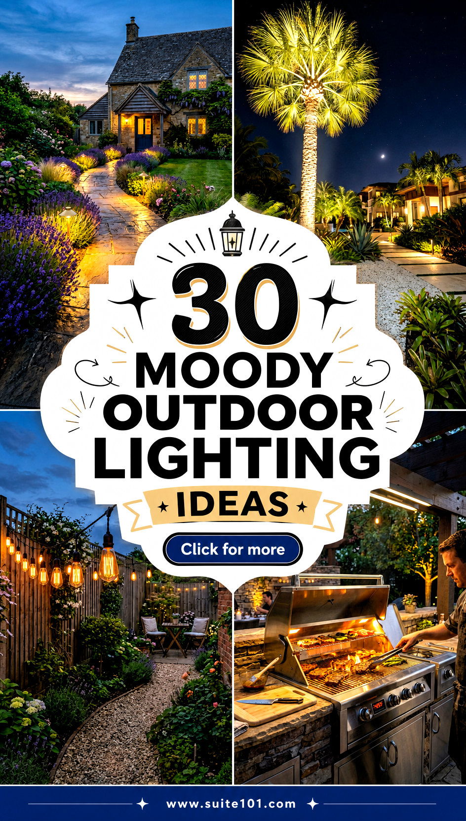 30 Moody Outdoor Lighting Ideas for Nighttime Atmosphere - 30 Moody Outdoor Lighting Ideas for Nighttime Atmosphere