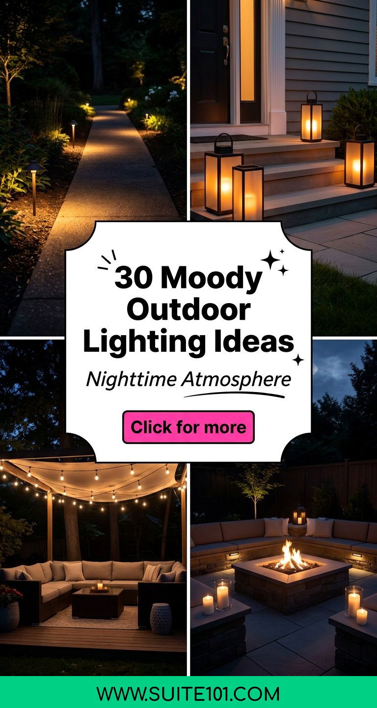 30 Moody Outdoor Lighting Ideas for Nighttime Atmosphere - 30 Moody Outdoor Lighting Ideas for Nighttime Atmosphere