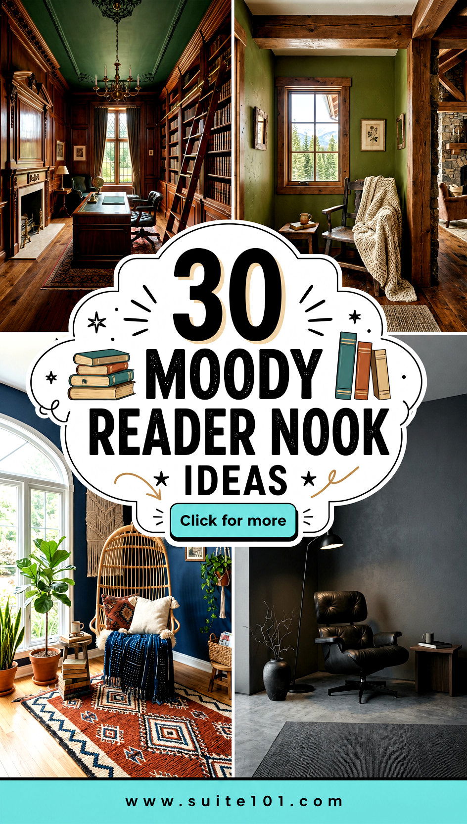 30 Moody Reader Nook Ideas for Cozy Dim-Light Reading - 30 Moody Reader Nook Ideas for Cozy, Dim-Light Reading