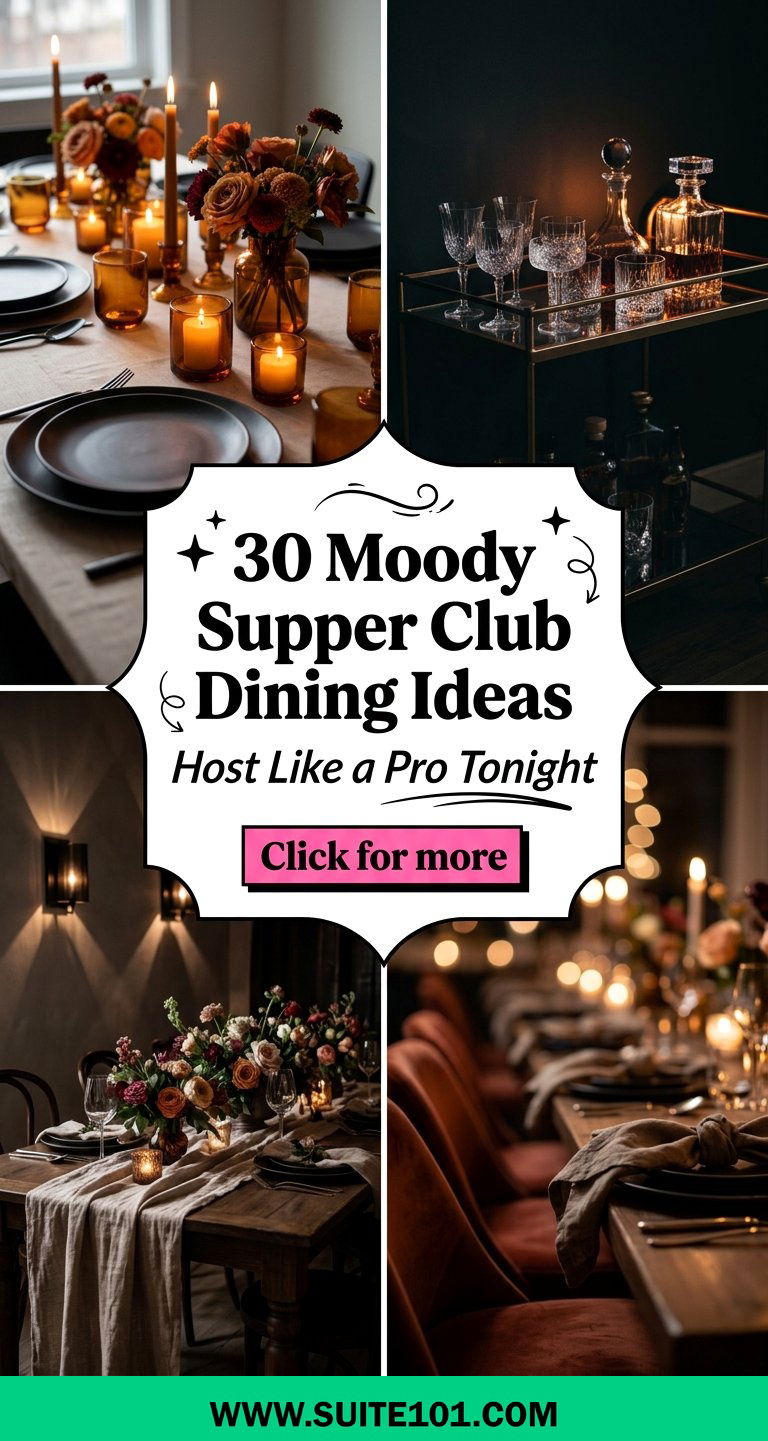 30 Moody Supper Club Dining Ideas to Host Like a Pro Tonight - 30 Moody Supper Club Dining Ideas to Host Like a Pro Tonight