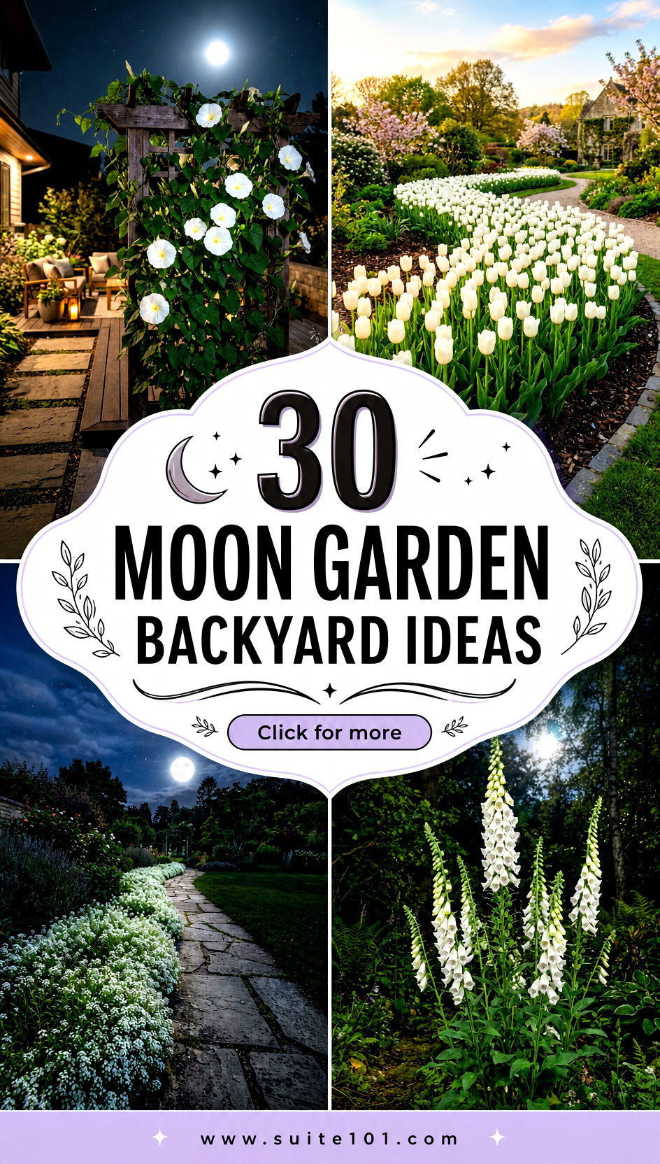 30 Moon Garden Backyard Ideas to Grow a Luminous Retreat - 30 Moon Garden Backyard Ideas to Grow a Luminous Retreat