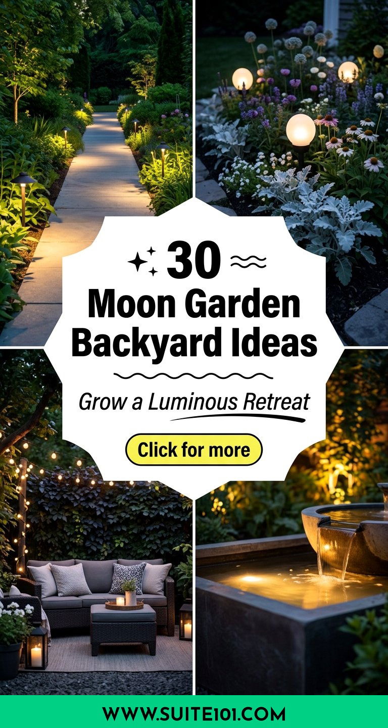 30 Moon Garden Backyard Ideas to Grow a Luminous Retreat - 30 Moon Garden Backyard Ideas to Grow a Luminous Retreat