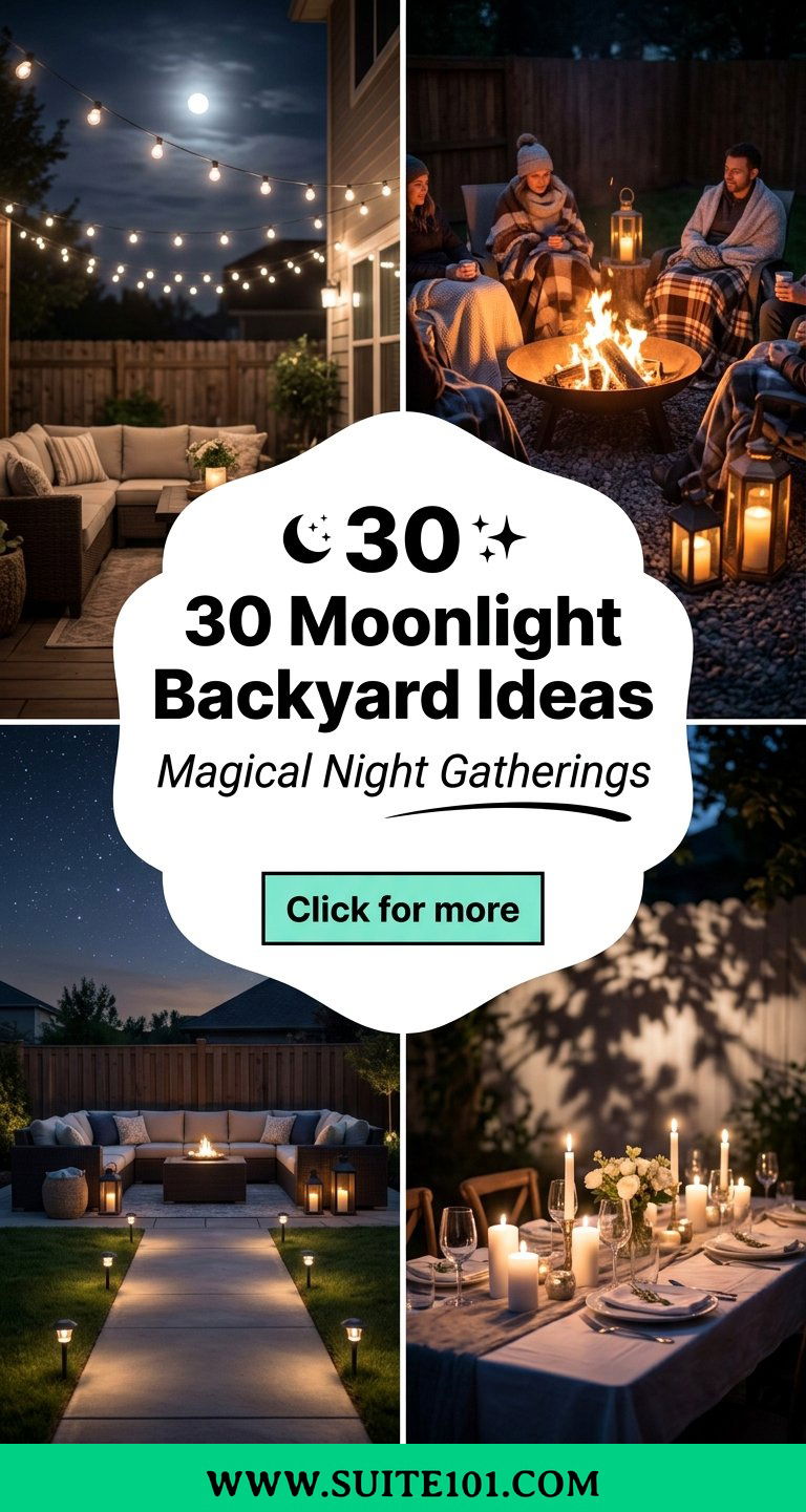 30 Moonlight Backyard Ideas for Magical Night Gatherings - 30 Moonlight Backyard Ideas for Magical Night Gatherings