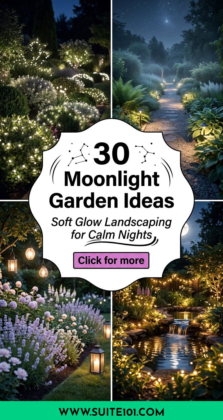 30 Moonlight Garden Ideas Soft Glow Landscaping for Calm Nights - 30 Moonlight Garden Ideas: Soft Glow Landscaping for Calm Nights