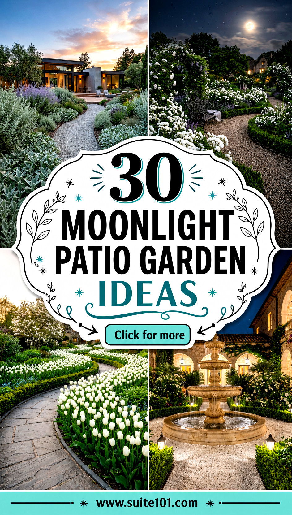 30 Moonlight Patio Garden Ideas Stylish Outdoor Lighting and Plants - 30 Moonlight Patio Garden Ideas: Stylish Outdoor Lighting & Plants
