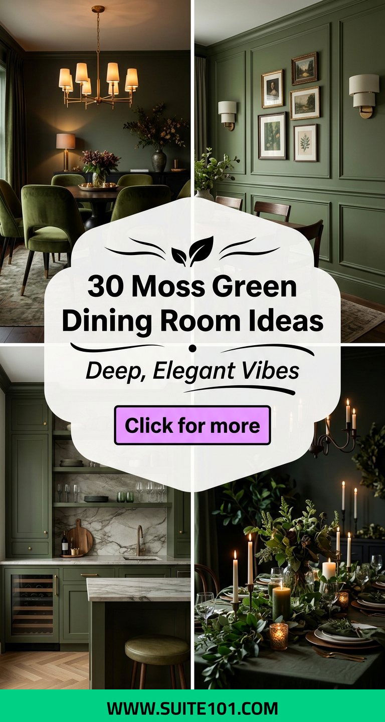 30 Moss Green Dining Room Ideas for Deep Elegant Style - 30 Moss Green Dining Room Ideas for Deep, Elegant Style