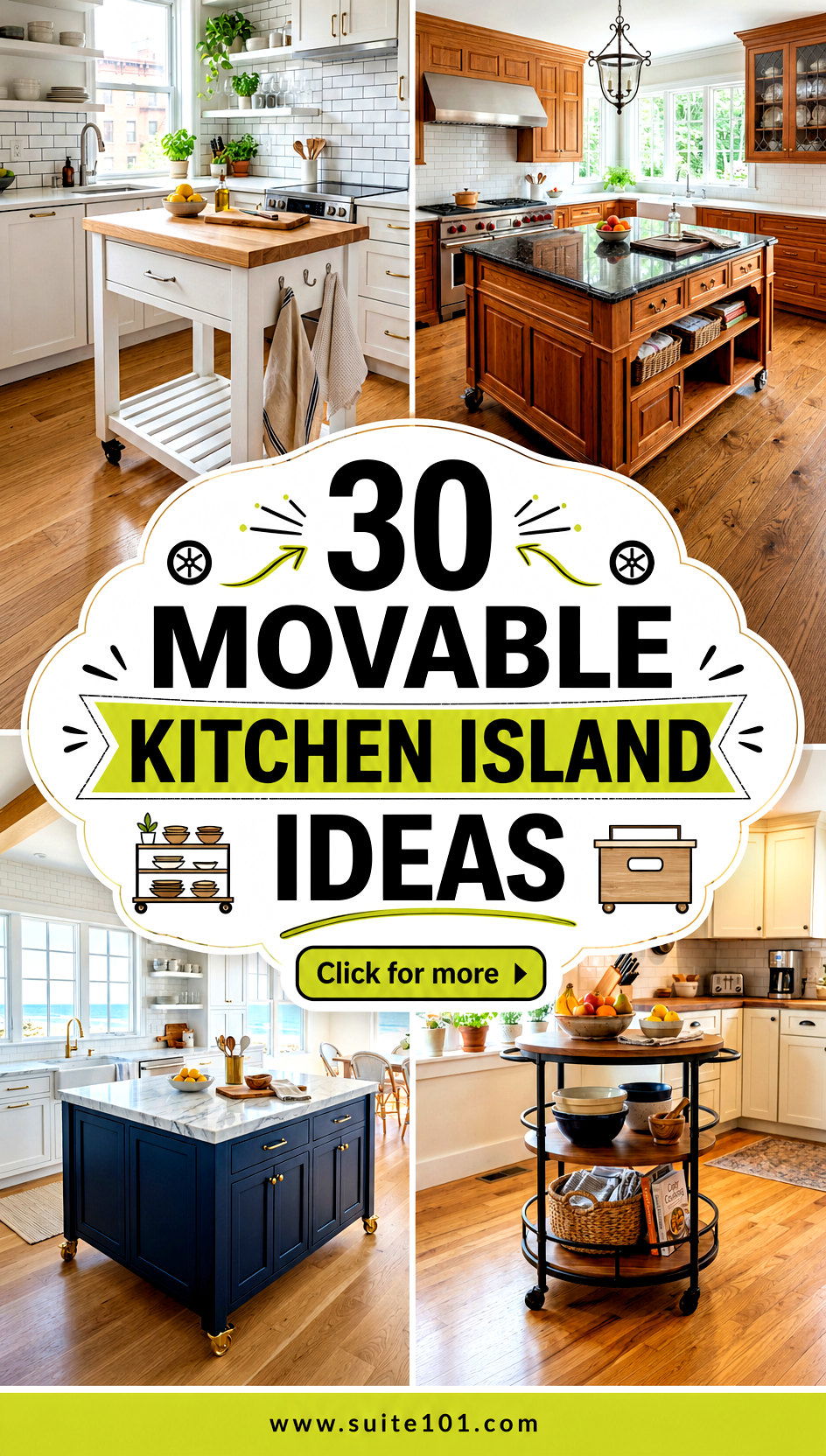 30 Movable Kitchen Island Ideas Flex Your Layout With Storage - 30 Movable Kitchen Island Ideas: Flex Your Layout With Storage