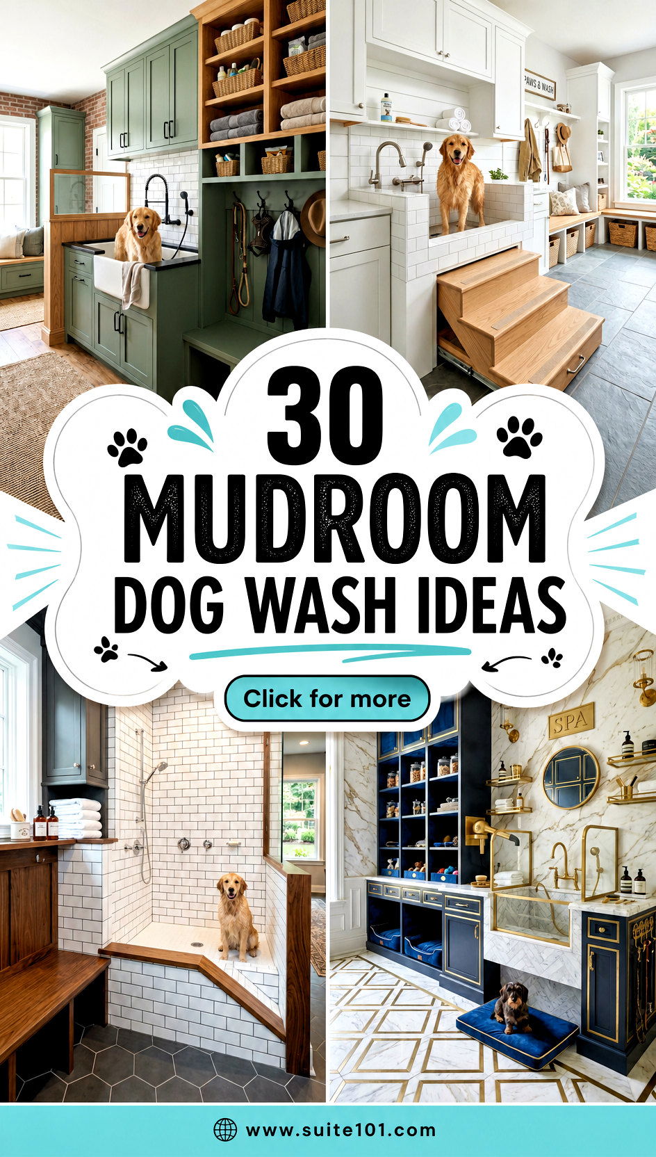 30 Mudroom Dog Wash Ideas for Mess-Free Paw Cleaning Made Easy - 30 Mudroom Dog Wash Ideas for Mess-Free Paw Cleaning Made Easy