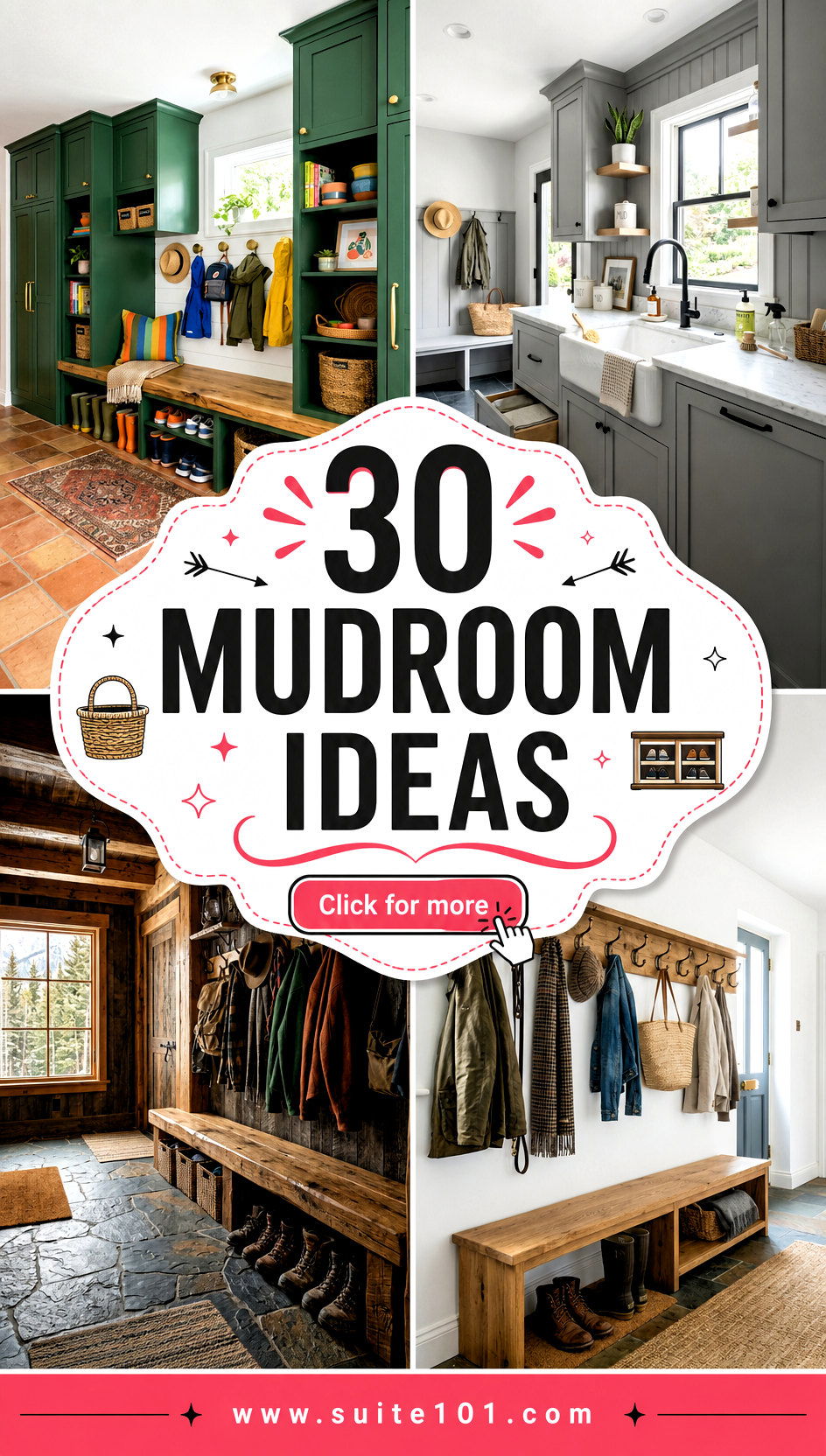 30 Mudroom Ideas Organized Entryways With Storage and Bench - 30 Mudroom Ideas Organized Entryways With Storage and Bench