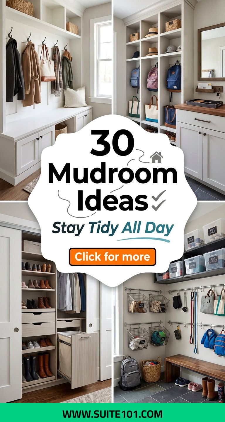 30 Mudroom Ideas Organized Entryways With Storage and Bench - 30 Mudroom Ideas Organized Entryways With Storage and Bench