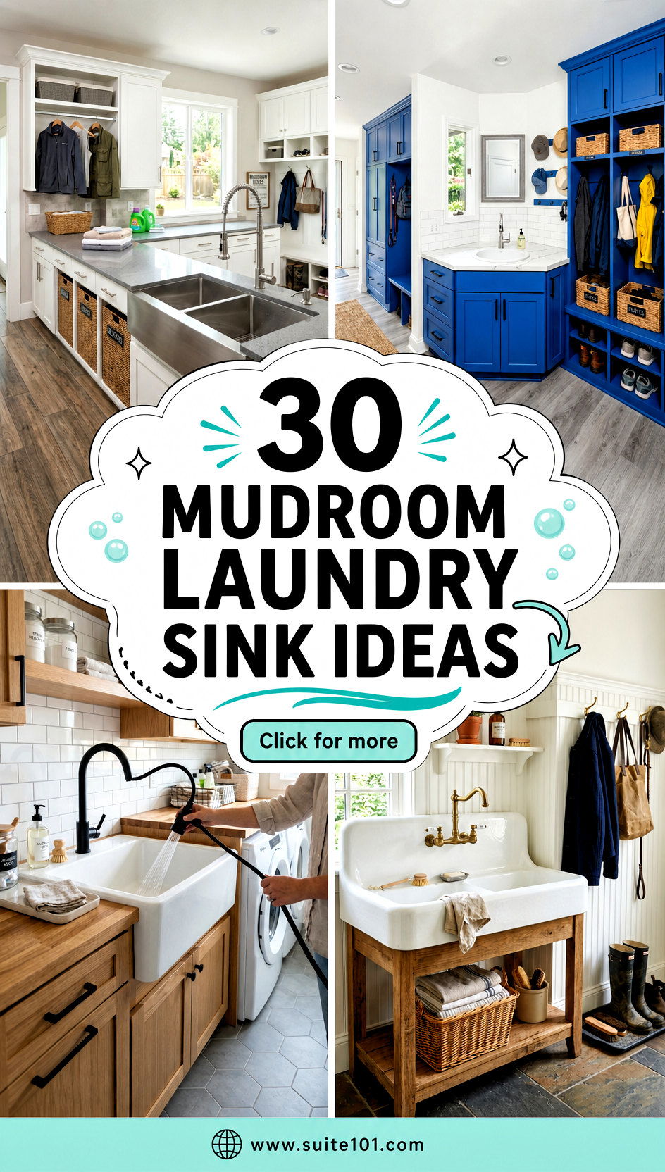 30 Mudroom Laundry Sink Ideas for Easy Cleanup at Home Plus - 30 Mudroom Laundry Sink Ideas for Easy Cleanup at Home Plus
