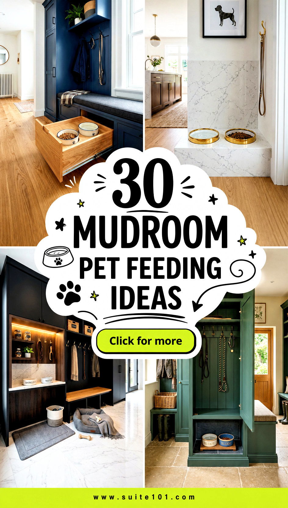30 Mudroom Pet Feeding Ideas Easy Mess Control With Bowls - 30 Mudroom Pet Feeding Ideas Easy Mess Control With Bowls