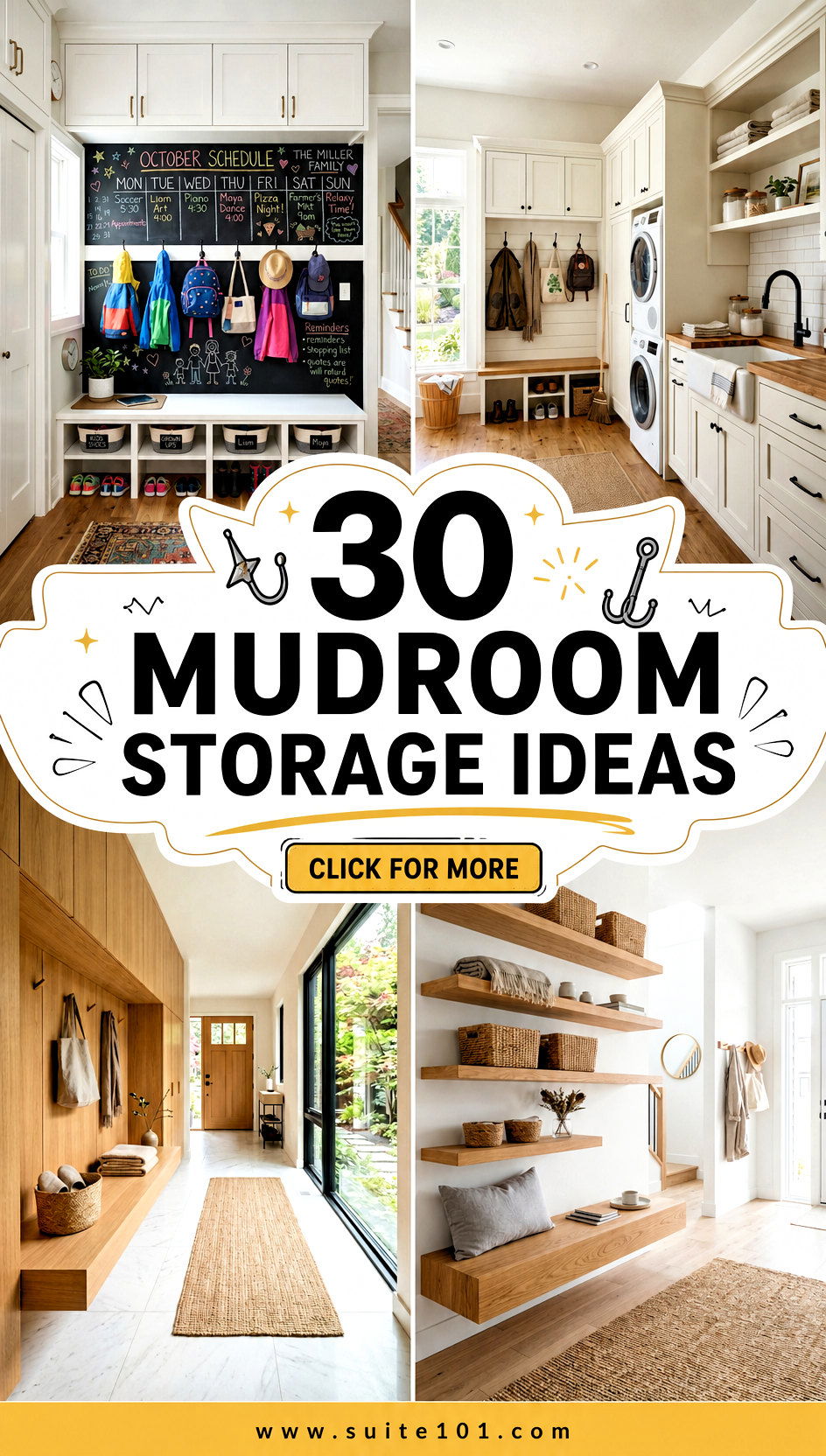 30 Mudroom Storage Ideas Wall Hooks Benches and Cubes to Love - 30 Mudroom Storage Ideas Wall Hooks, Benches, and Cubes to Love