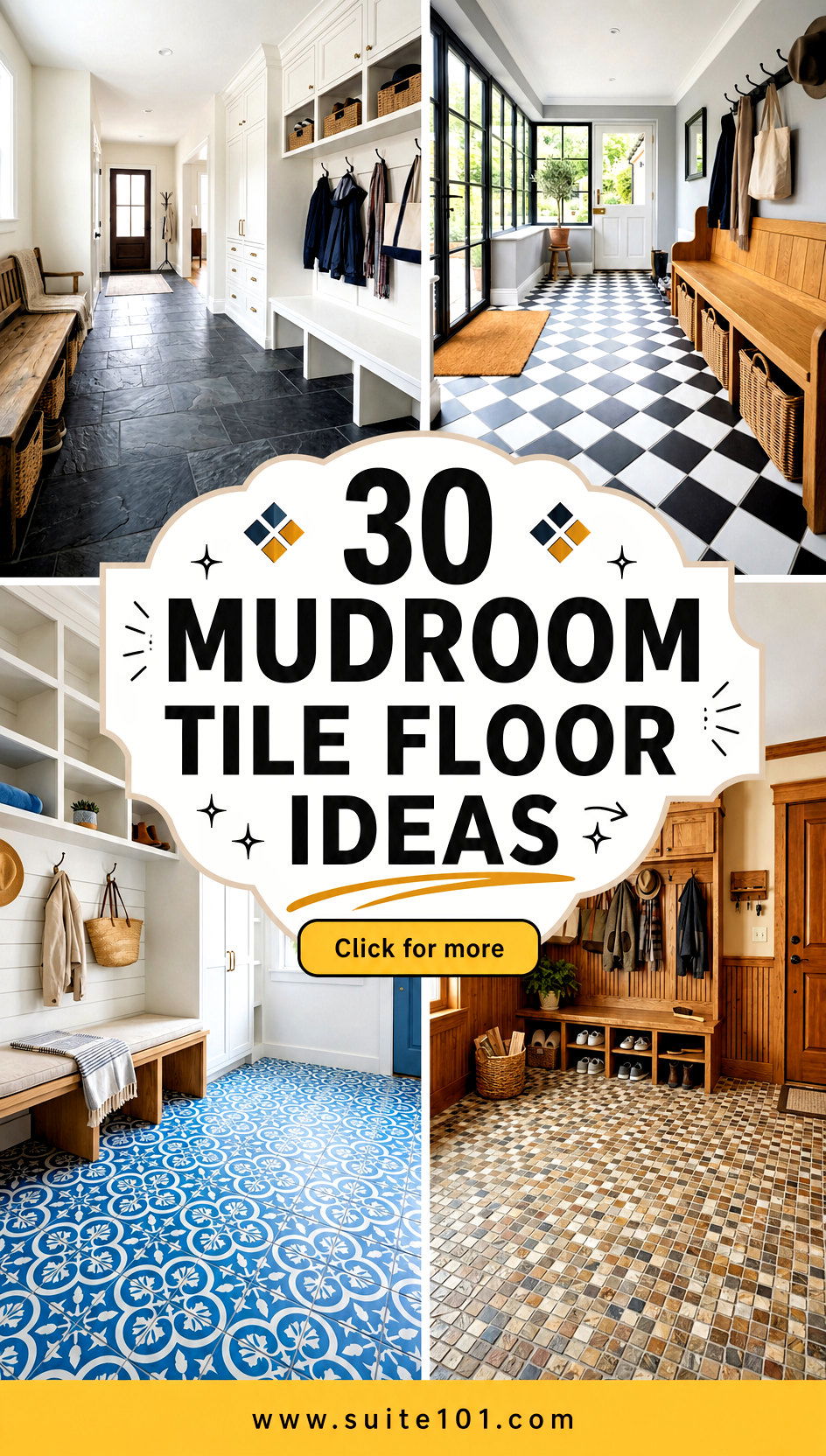 30 Mudroom Tile Floor Ideas to Make Every Entry Shine Today - 30 Mudroom Tile Floor Ideas to Make Every Entry Shine Today