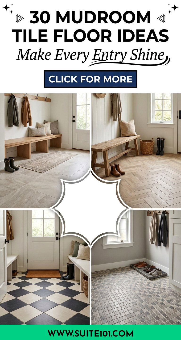 30 Mudroom Tile Floor Ideas to Make Every Entry Shine Today - 30 Mudroom Tile Floor Ideas to Make Every Entry Shine Today
