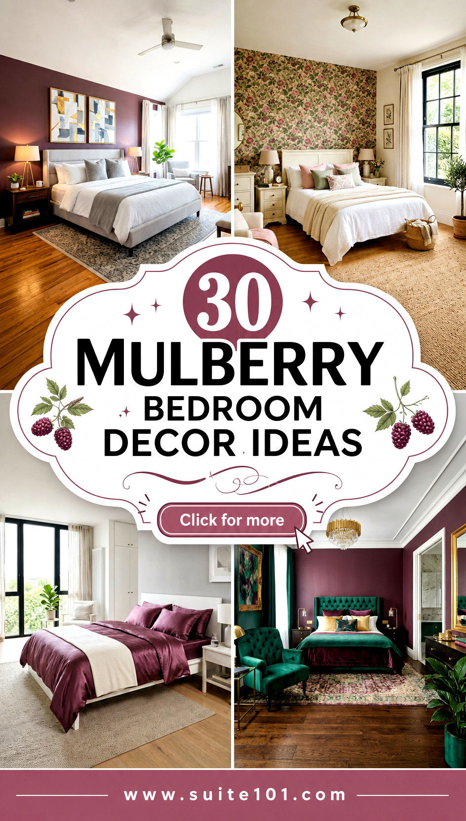 30 Mulberry Bedroom Decor Ideas for Dreamy Elegant Retreats - 30 Mulberry Bedroom Decor Ideas for Dreamy, Elegant Retreats
