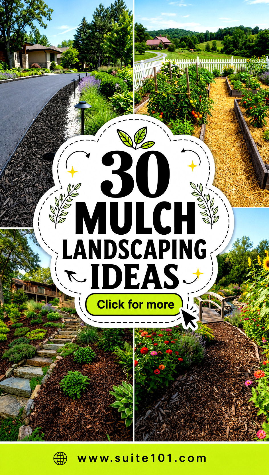 30 Mulch Landscaping Ideas Boost Curb Appeal and Support Soil - 30 Mulch Landscaping Ideas: Boost Curb Appeal and Support Soil