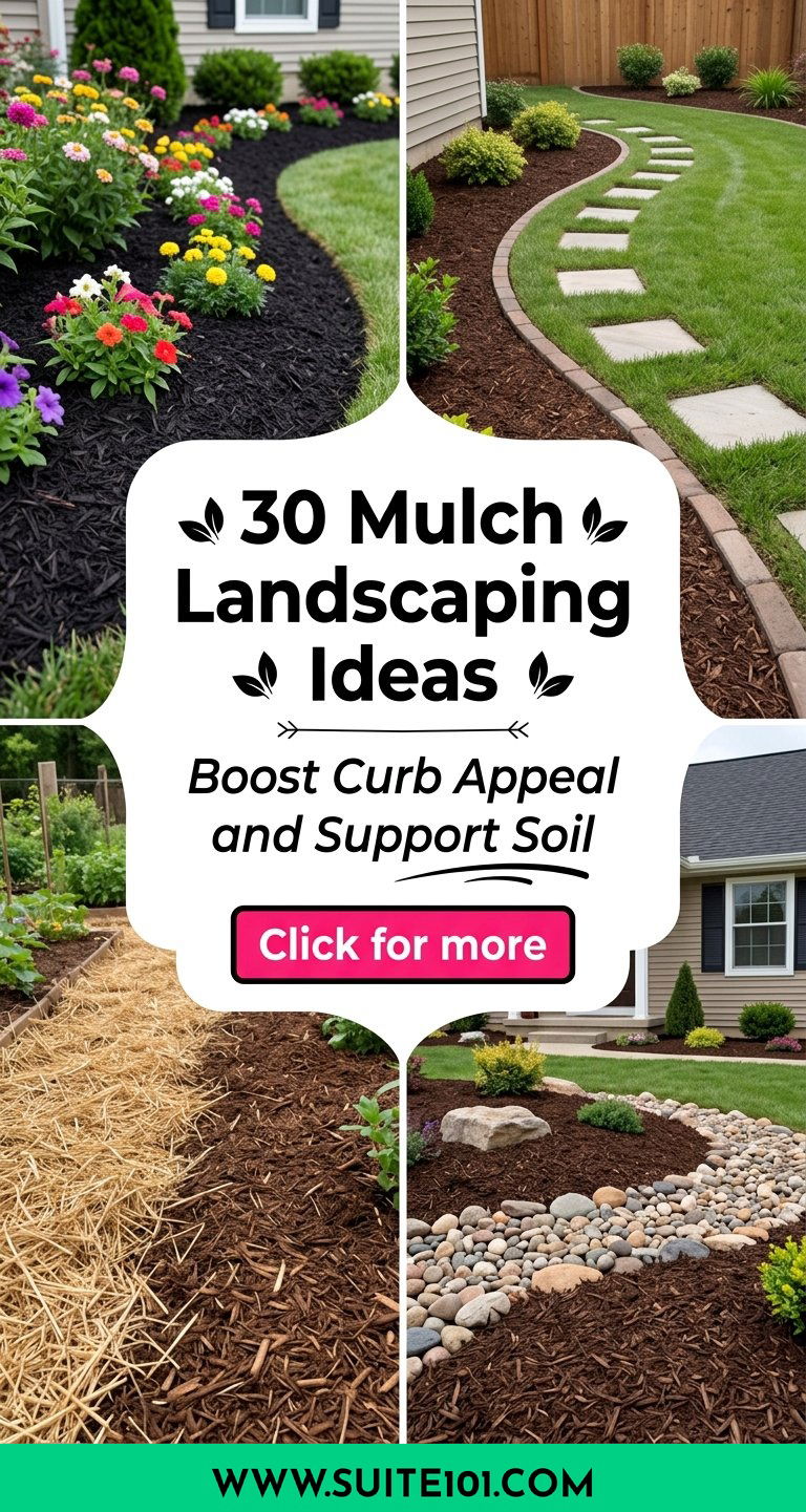 30 Mulch Landscaping Ideas Boost Curb Appeal and Support Soil - 30 Mulch Landscaping Ideas: Boost Curb Appeal and Support Soil