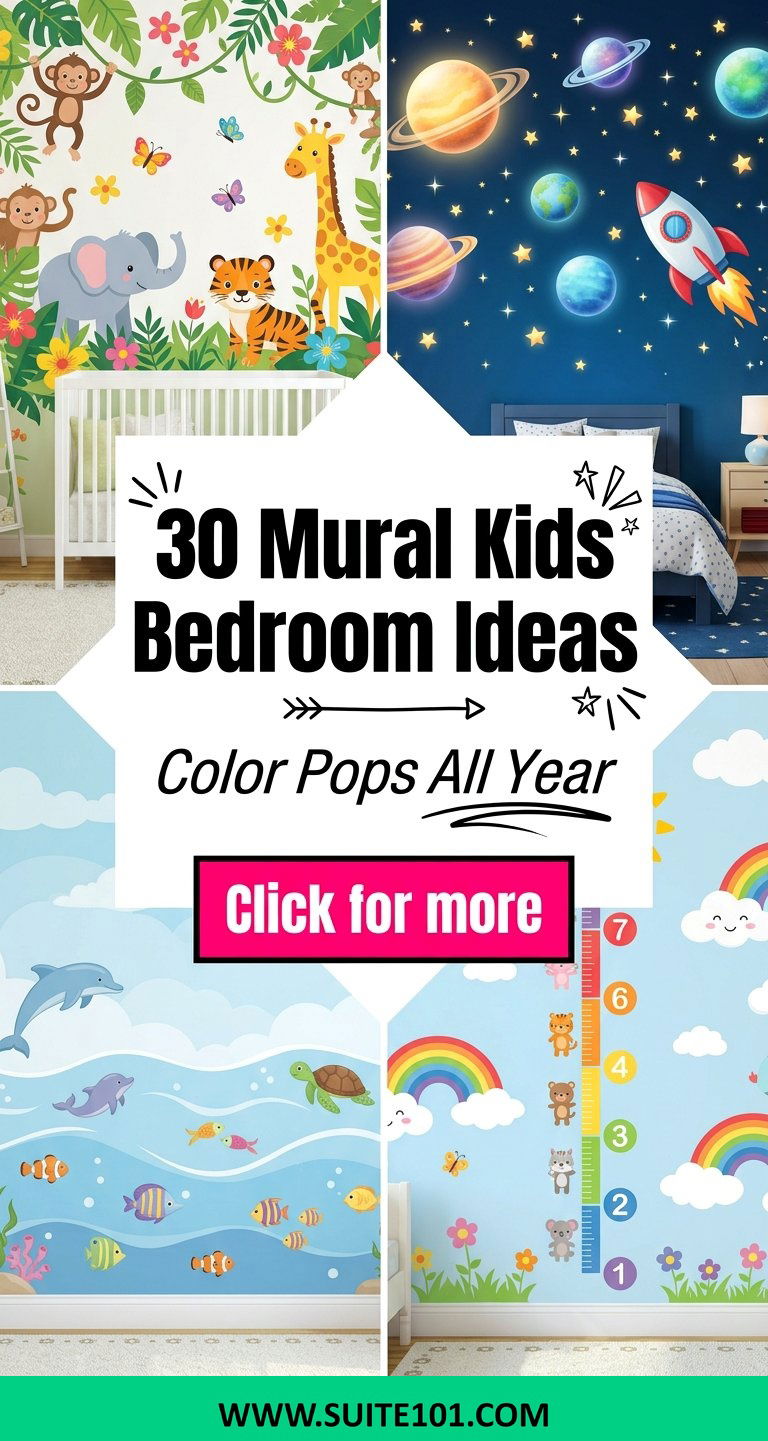 30 Mural Kids Bedroom Ideas for Instant Colorful Fun All Year - 30 Mural Kids Bedroom Ideas for Instant Colorful Fun All Year