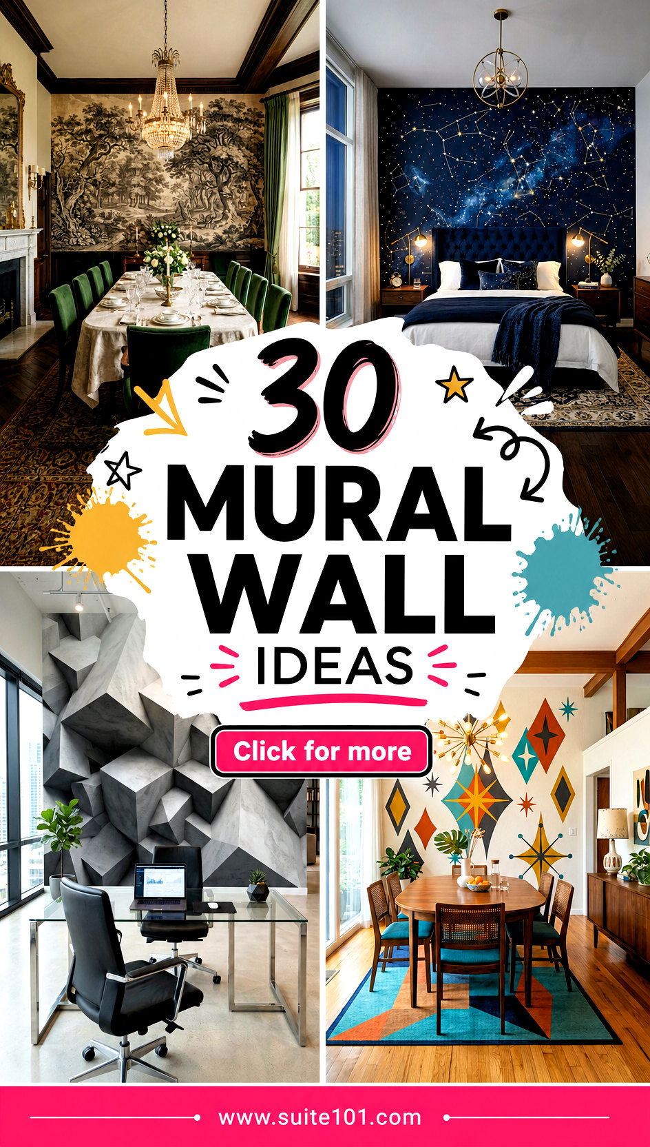 30 Mural Wall Ideas Big Impact Artwork for Any Room Now - 30 Mural Wall Ideas: Big Impact Artwork for Any Room Now