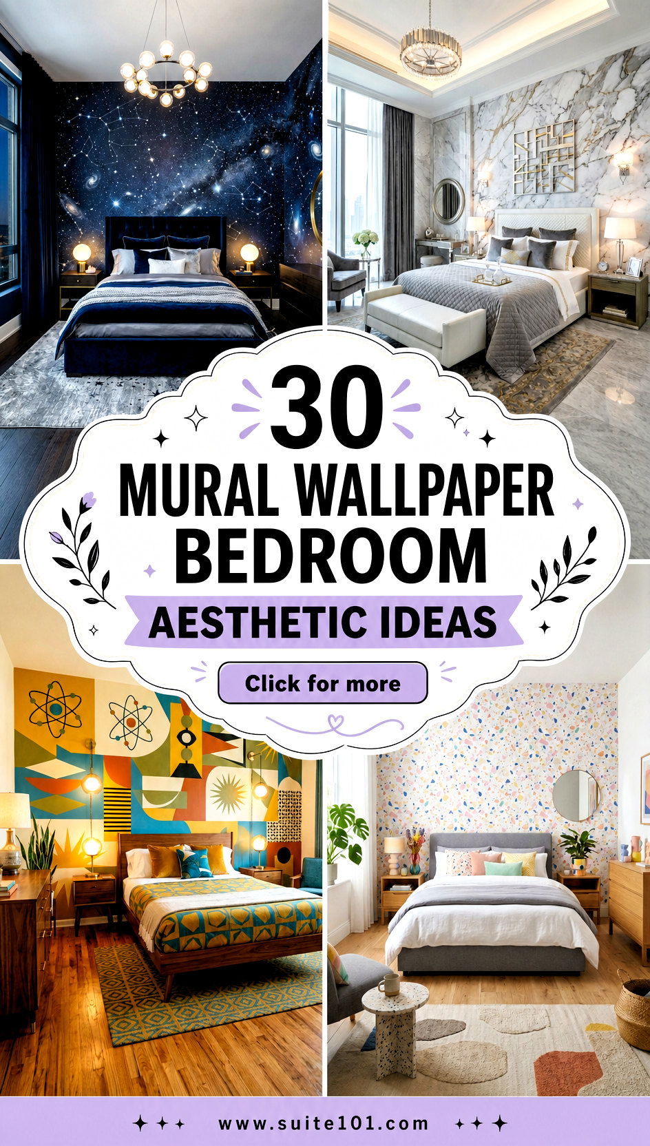 30 Mural Wallpaper Bedroom Aesthetic Ideas for Dreamy Wall Wow - 30 Mural Wallpaper Bedroom Aesthetic Ideas for Dreamy Wall Wow