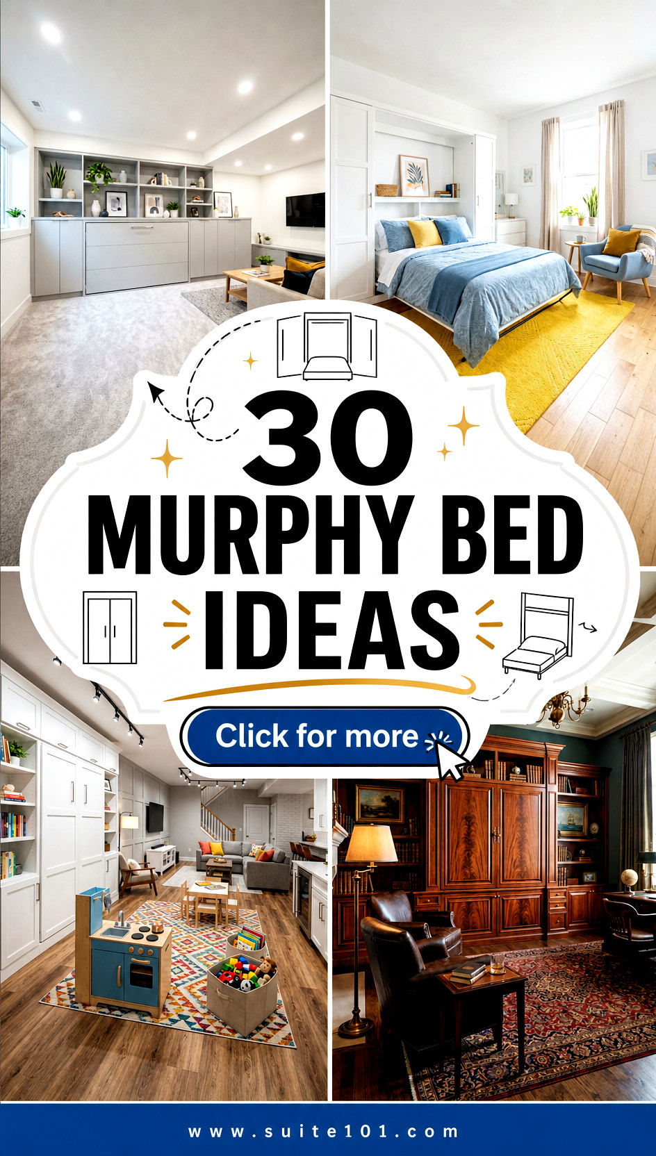30 Murphy Bed Ideas Space-Saving Sleep Styles With Hidden Storage - 30 Murphy Bed Ideas Space-Saving Sleep Styles With Hidden Storage