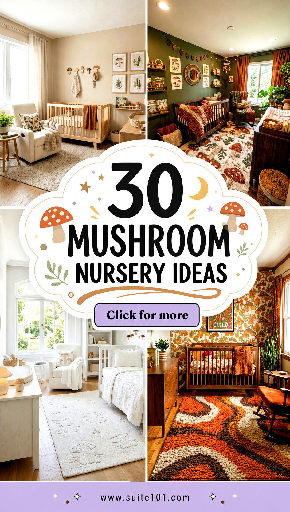 30 Mushroom Nursery Ideas for a Whimsical Sleepy Baby Space - 30 Mushroom Nursery Ideas for a Whimsical, Sleepy Baby Space