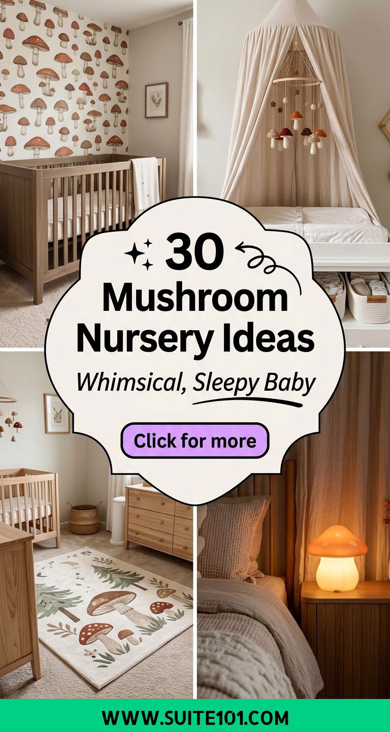 30 Mushroom Nursery Ideas for a Whimsical Sleepy Baby Space - 30 Mushroom Nursery Ideas for a Whimsical, Sleepy Baby Space