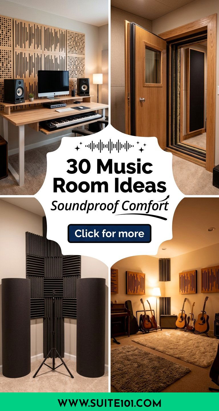 30 Music Room Ideas Soundproof Comfort for Every Session - 30 Music Room Ideas Soundproof Comfort for Every Session
