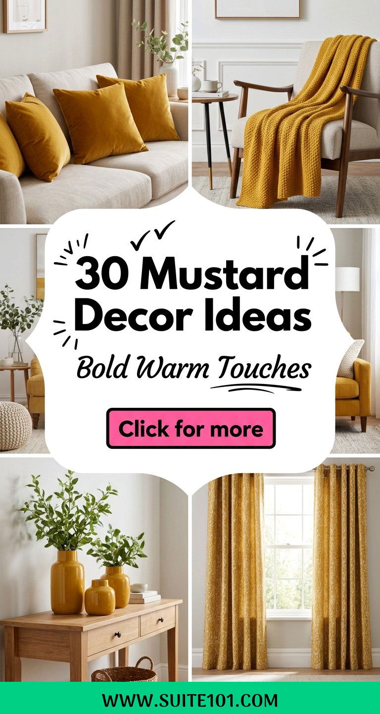 30 Mustard Decor Ideas Bold Warm Touches for Home Styling - 30 Mustard Decor Ideas Bold Warm Touches for Home Styling