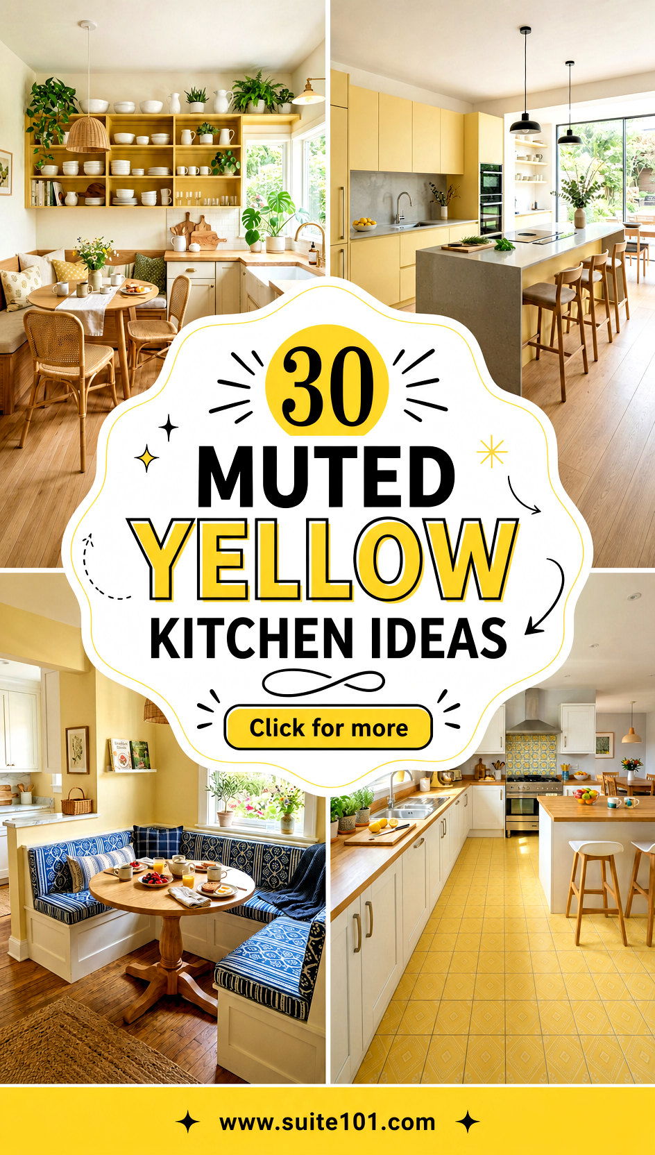 30 Muted Yellow Kitchen Ideas for a Soft Sunny Look Every Day - 30 Muted Yellow Kitchen Ideas for a Soft, Sunny Look Every Day