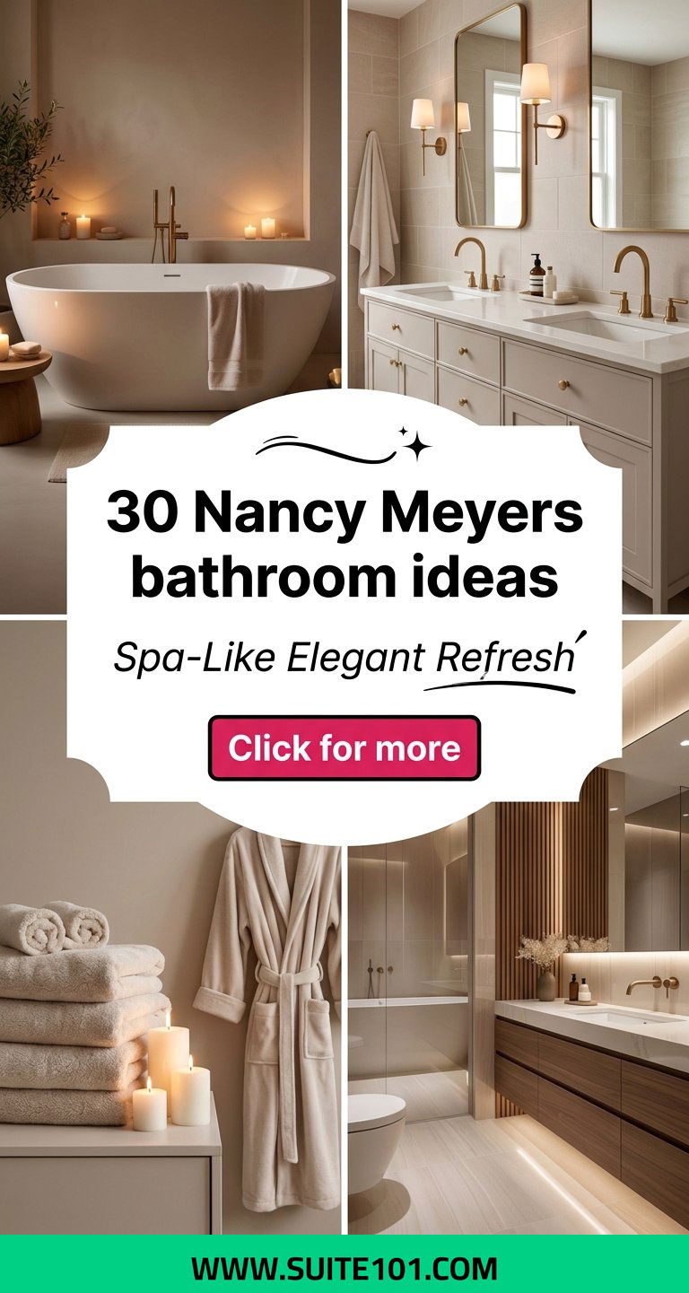 30 Nancy Meyers bathroom ideas for a Spa-Like Elegant Refresh - 30 Nancy Meyers bathroom ideas for a Spa-Like Elegant Refresh