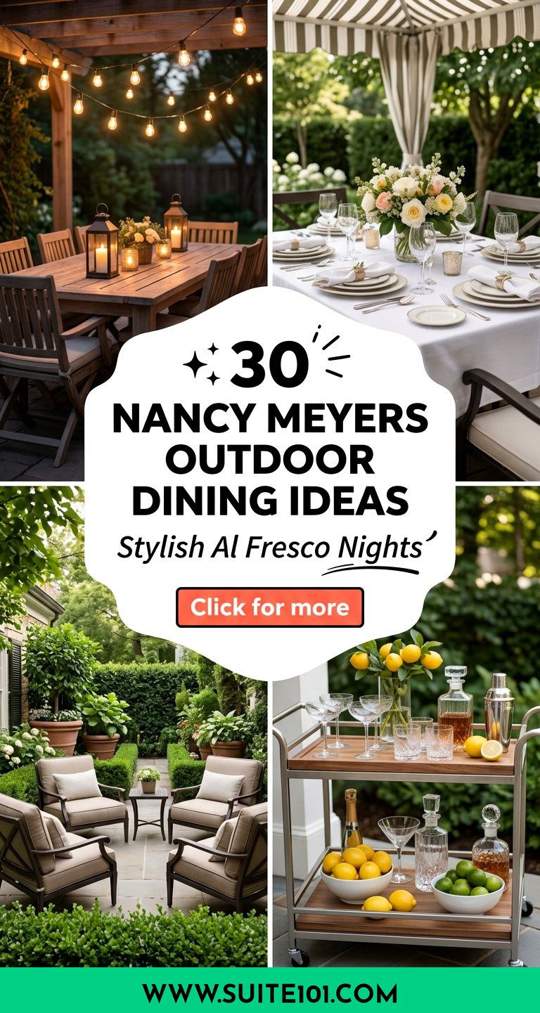 30 Nancy Meyers outdoor dining ideas for Stylish Al Fresco Nights - 30 Nancy Meyers outdoor dining ideas for Stylish Al Fresco Nights