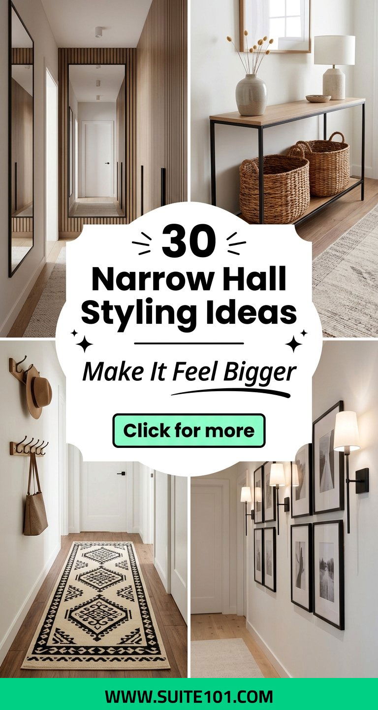 30 Narrow Hall Styling Ideas to Visually Expand Tight Spaces - 30 Narrow Hall Styling Ideas to Visually Expand Tight Spaces