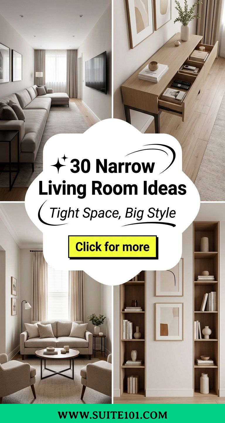 30 Narrow Living Room Ideas for Smart Layouts in Tight Spaces - 30 Narrow Living Room Ideas for Smart Layouts in Tight Spaces