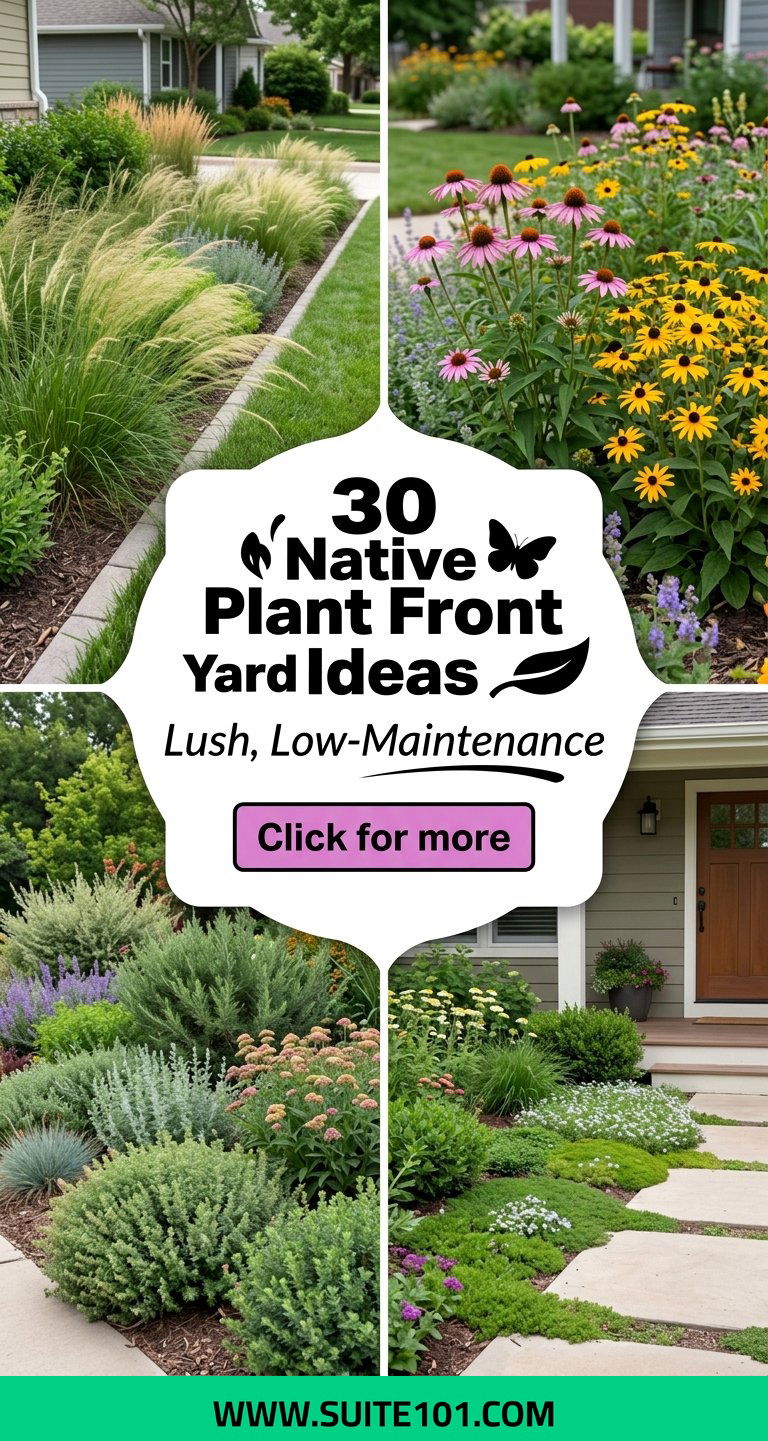 30 Native Plant Front Yard Ideas for a Lush Low-Maintenance Look - 30 Native Plant Front Yard Ideas for a Lush, Low-Maintenance Look