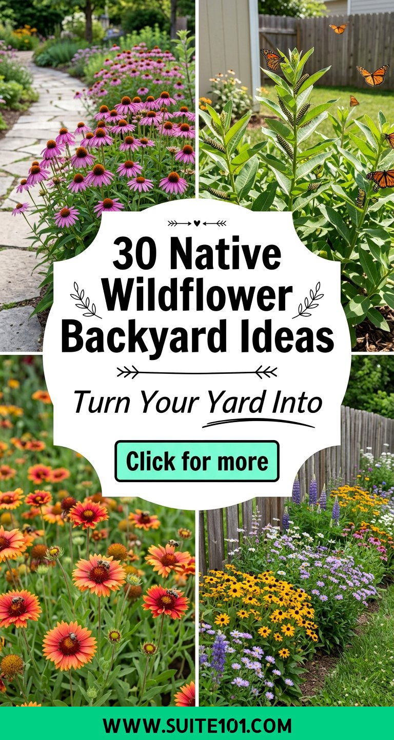 30 Native Wildflower Backyard Ideas to Attract Pollinators - 30 Native Wildflower Backyard Ideas to Attract Pollinators