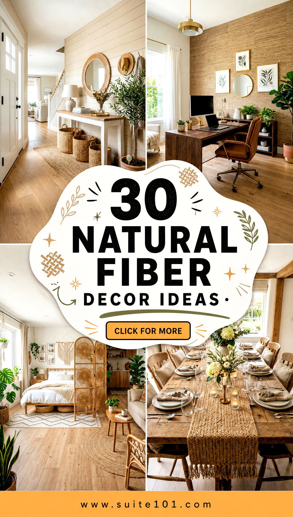 30 Natural Fiber Decor Ideas for Warm Texture and Style Upgrades - 30 Natural Fiber Decor Ideas for Warm Texture and Style Upgrades