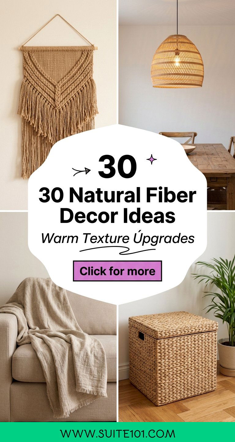 30 Natural Fiber Decor Ideas for Warm Texture and Style Upgrades - 30 Natural Fiber Decor Ideas for Warm Texture and Style Upgrades