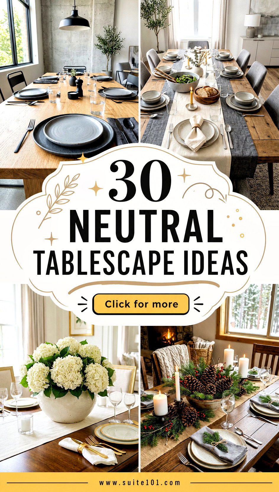 30 Neutral Tablescape Ideas for Effortless Elegant Entertaining - 30 Neutral Tablescape Ideas for Effortless, Elegant Entertaining
